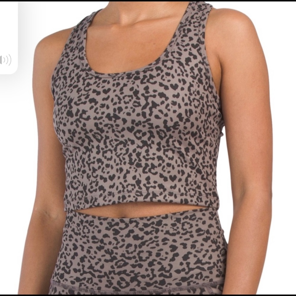 Evolution and Creation Cheetah Tank and Leggings Set, size Large